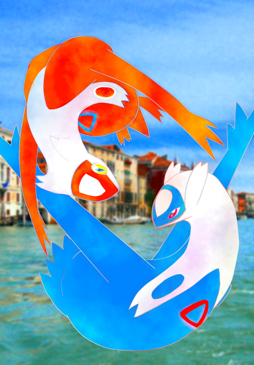 ラティアスとラティオス あり Illustrations Art Street