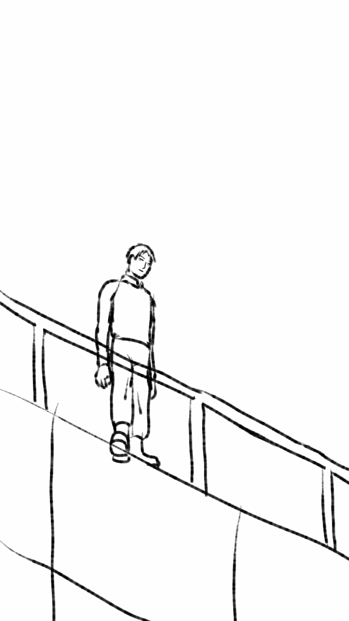 [Original] Looking Downward, 2 Zenkaro Illustrations ART street