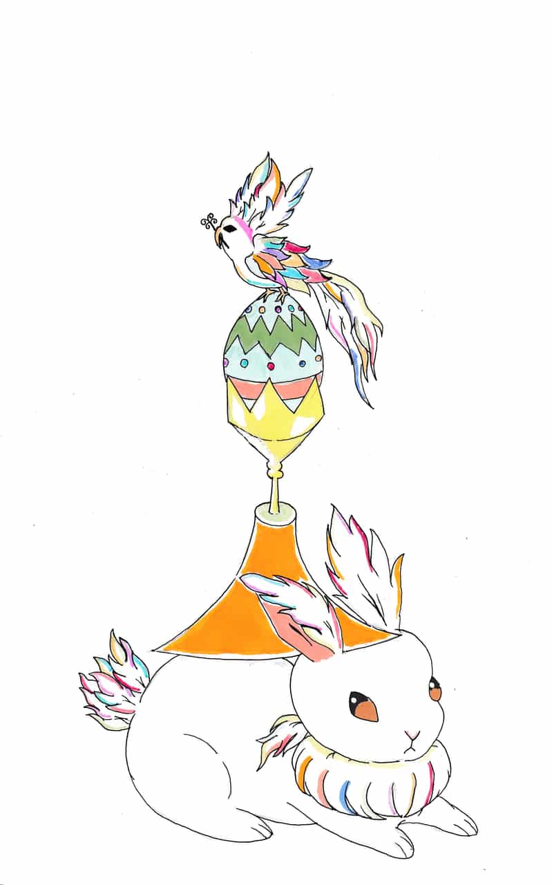 たまごと不思議な動物 もみじ Illustrations Art Street