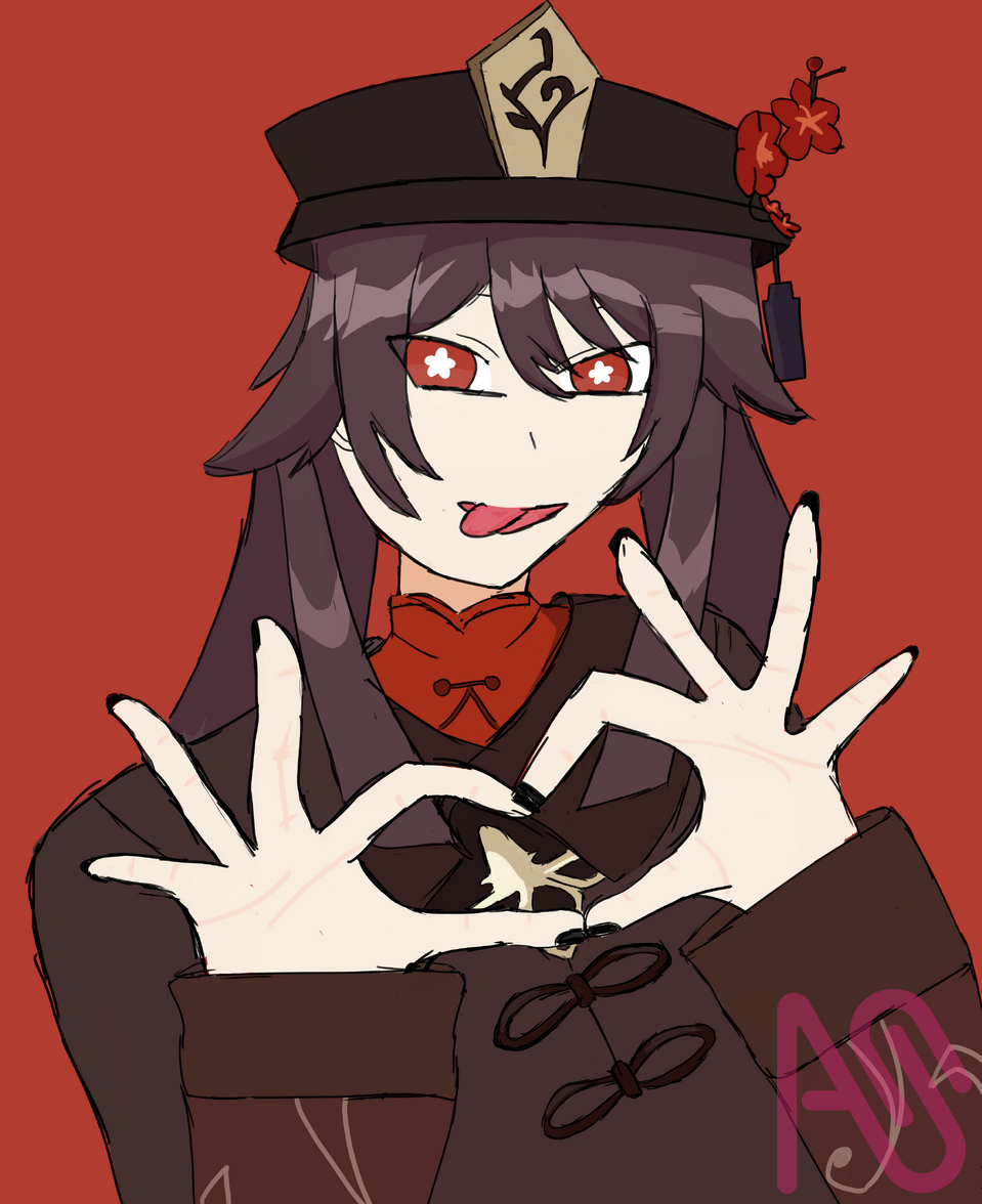 Hu tao Illust of ExtraOrdinaryCloud girl fanart illustration art digital