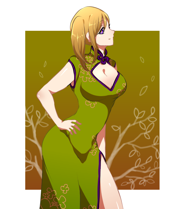 チャイナドレス 見返り不人 イラスト Art Street アートストリート