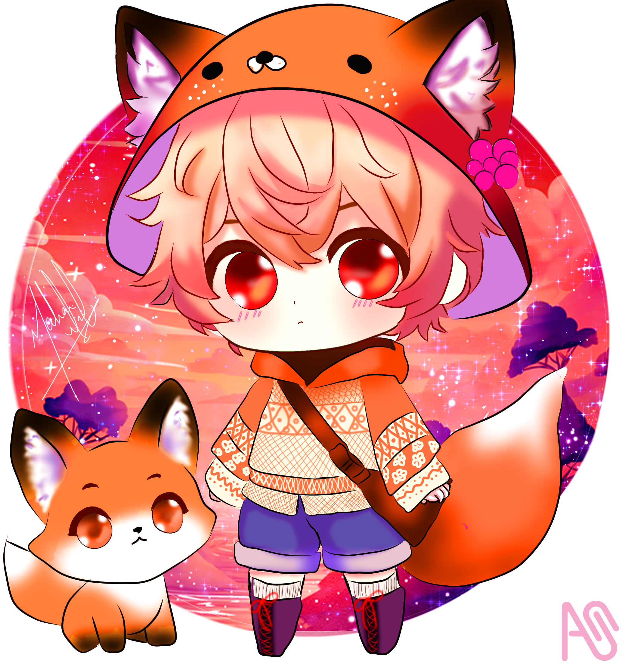 Chibi Fox By Blazefiro