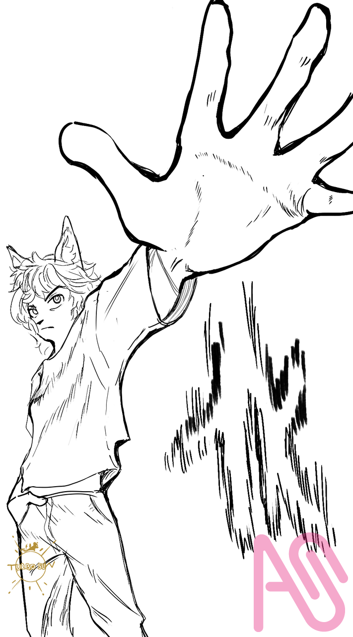 Tib (Not my oc ) Illust of Turbo_sun56 animal drawing illustration art manga digital medibang furry Human Turbo_sun56