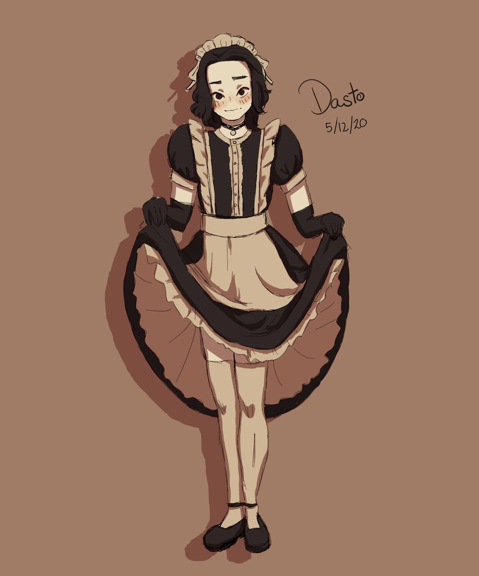 My boyfriend dressed like a girl