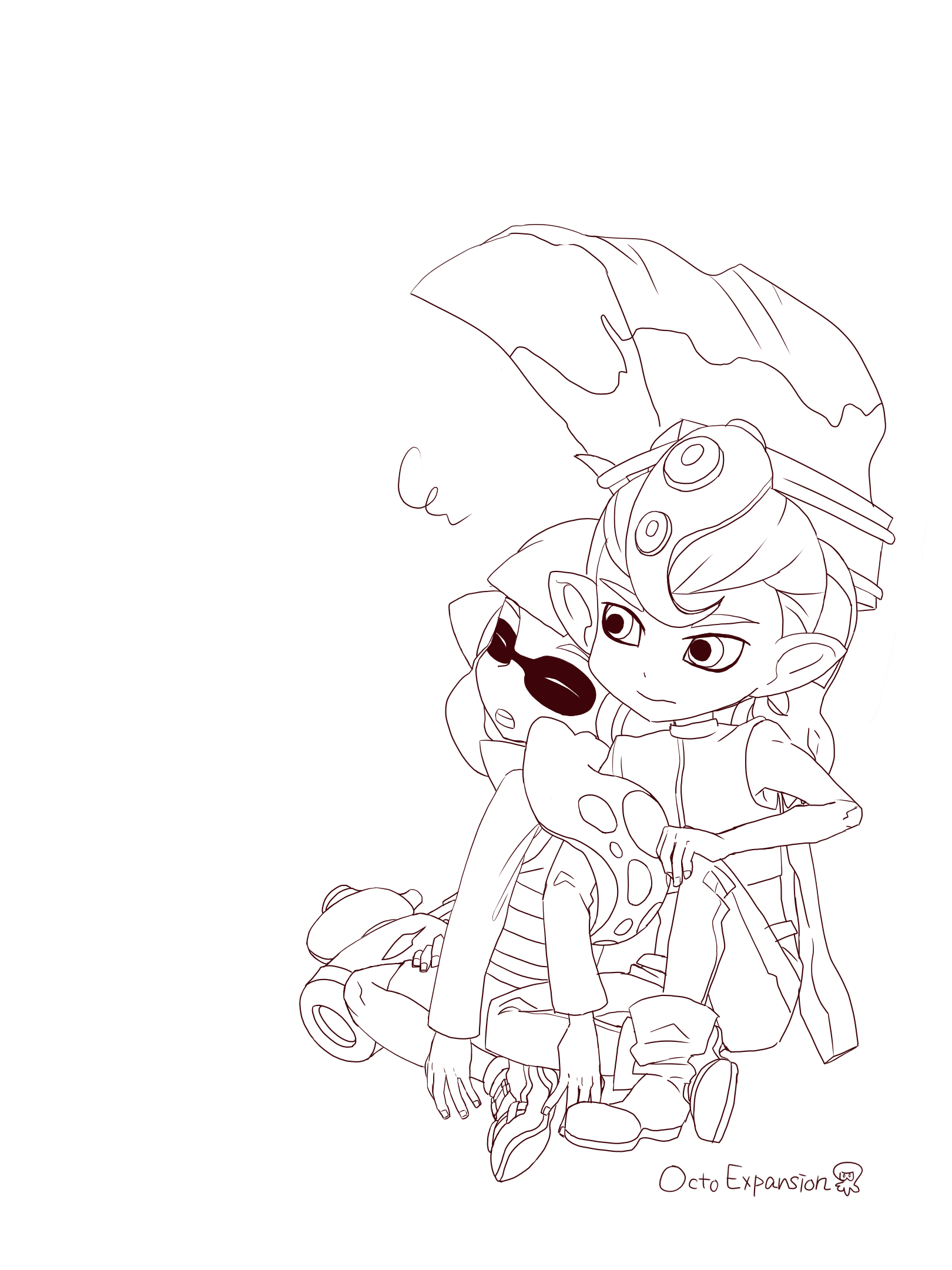 3号とタコボーイ Lily イラスト Art Street アートストリート