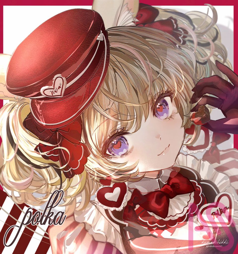  尾丸ポルカ様ファンアート🍫  Illust of こもりひっき🦋初書籍★メルヘンファンタジー衣装アイデアbook girl illustration digital animal_ears hololive 尾丸ポルカ 絵まる