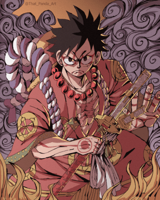 11ゴムゴムのボー Myart Luffy Funny Sushitaro Illustrations Art Street