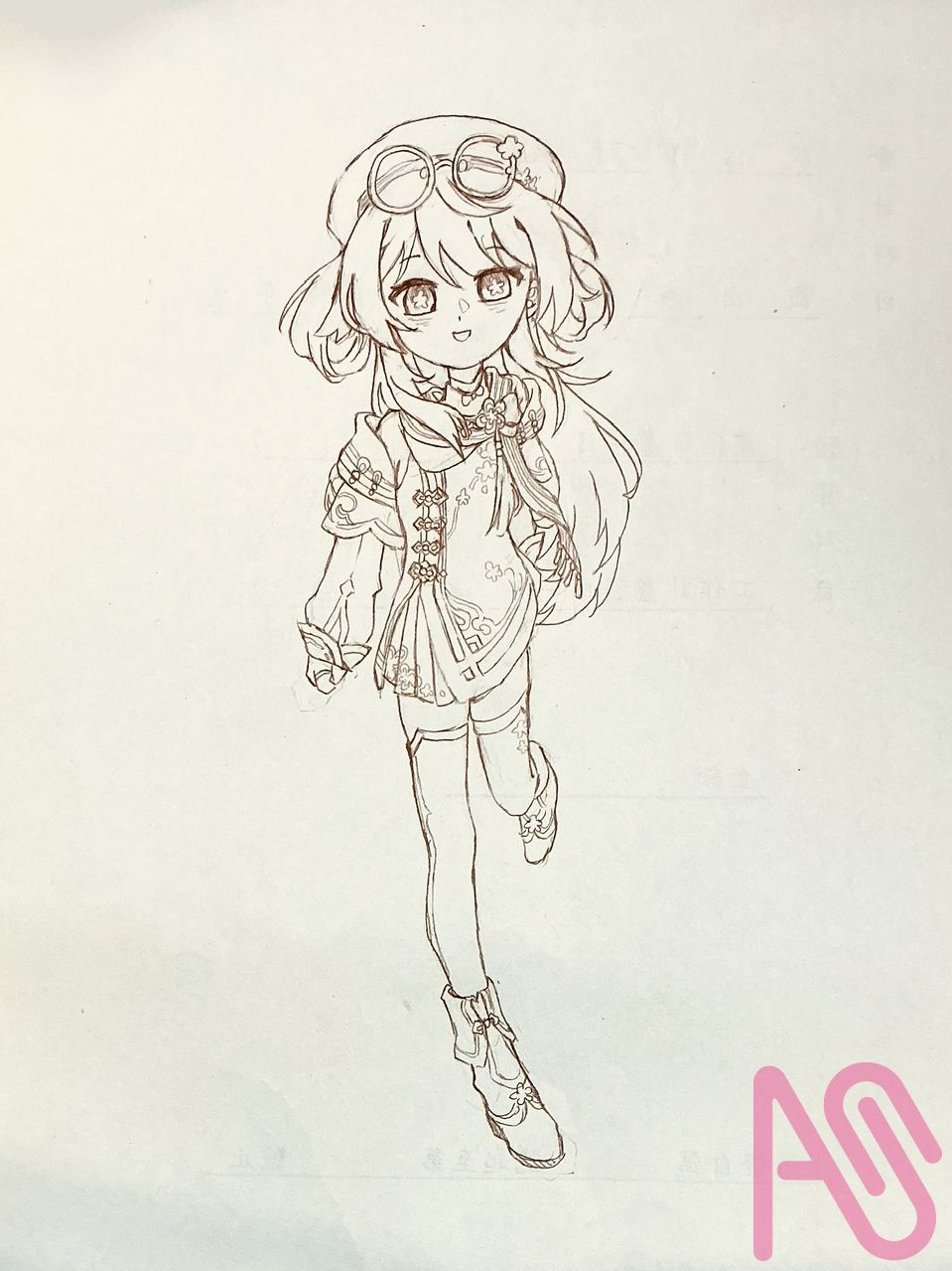 小插畫 Illust of 甲醚 fanfic girl illustration boy 同人 practice handdrawn GenshinImpact 崩壊スターレイル 崩壞：星穹鐵道