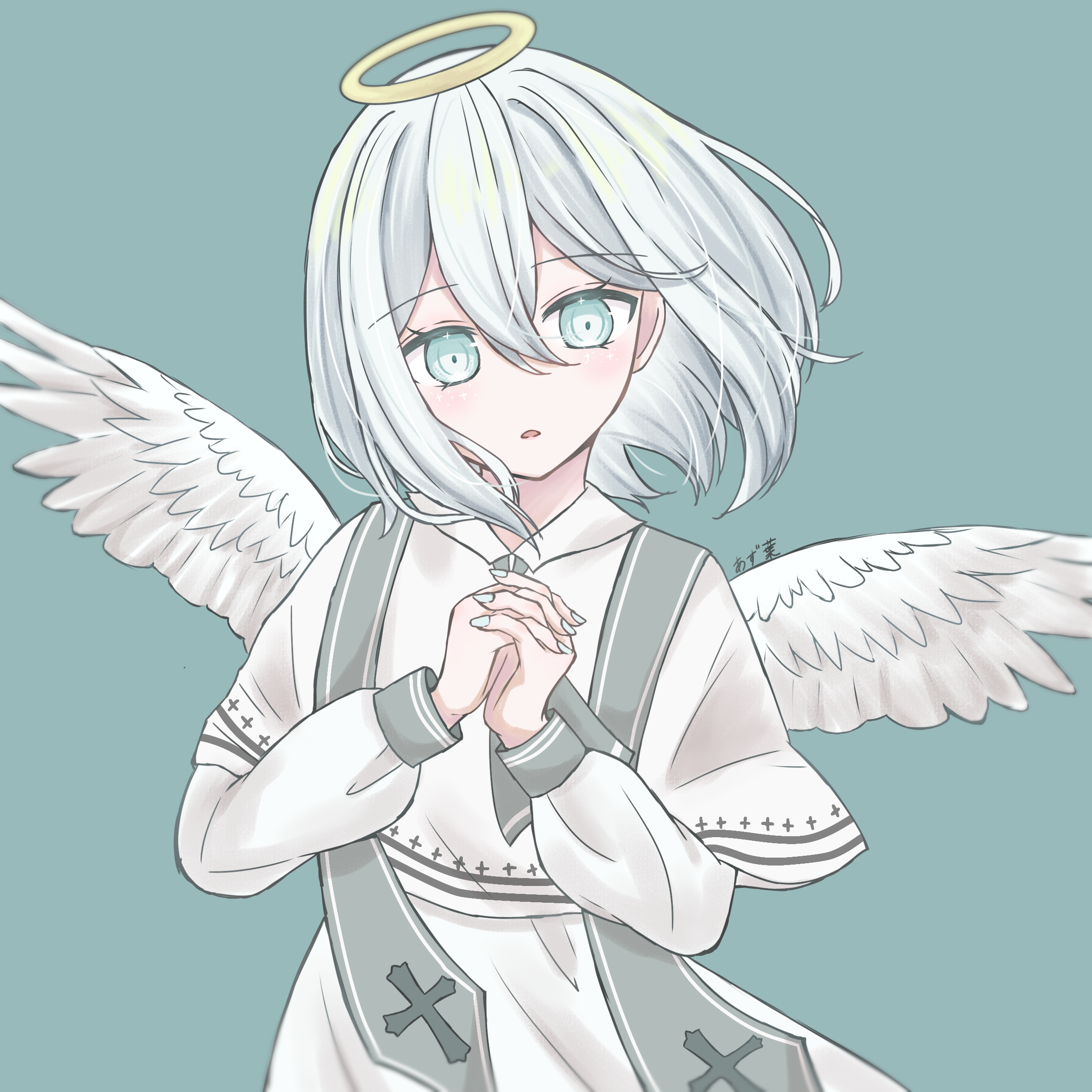 天使の絵 Amazon.co.jp: 絵画風 壁紙ポスター （はがせるシール式