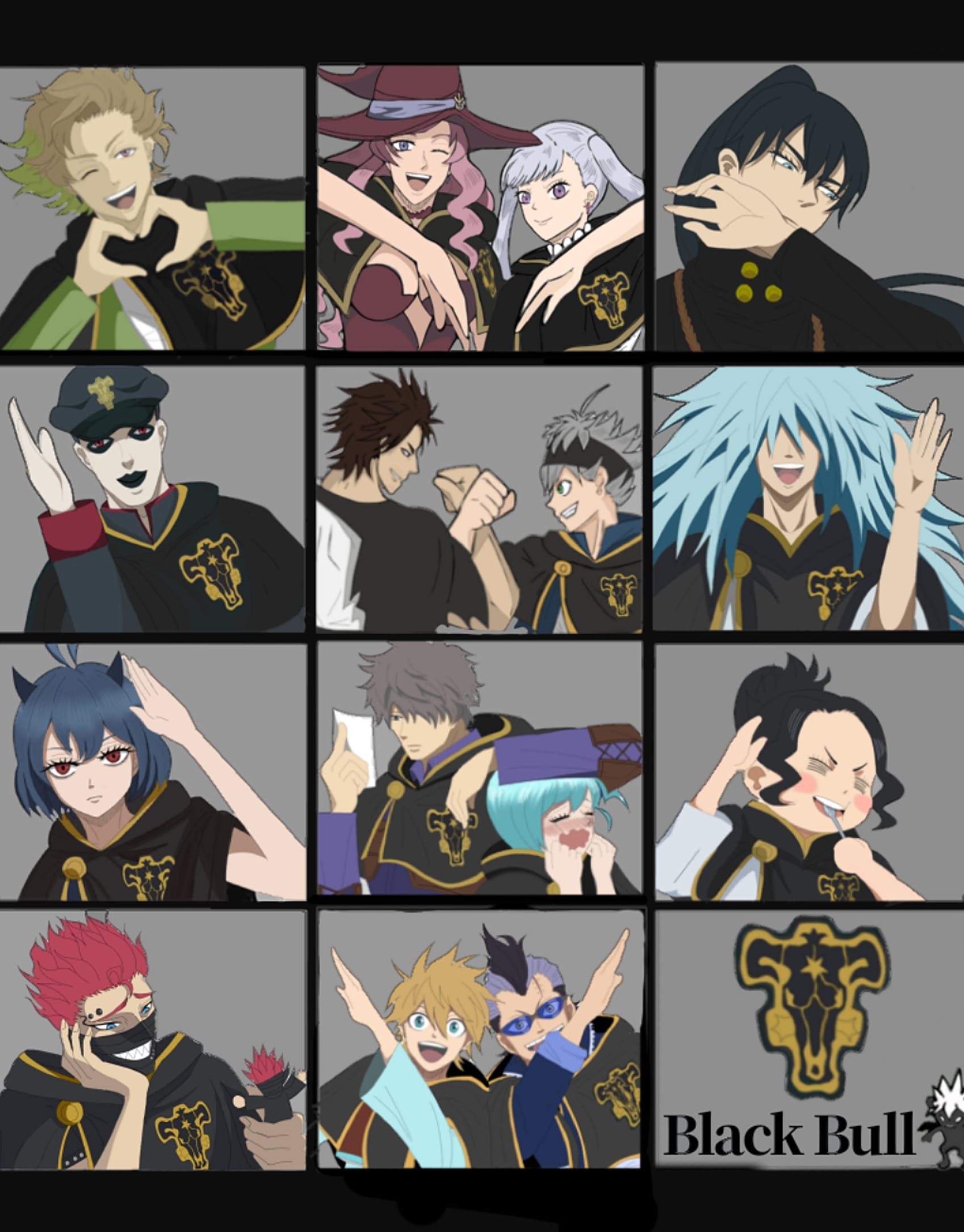 黒の暴牛びっぐらぶ おけ - Illustrations ART street