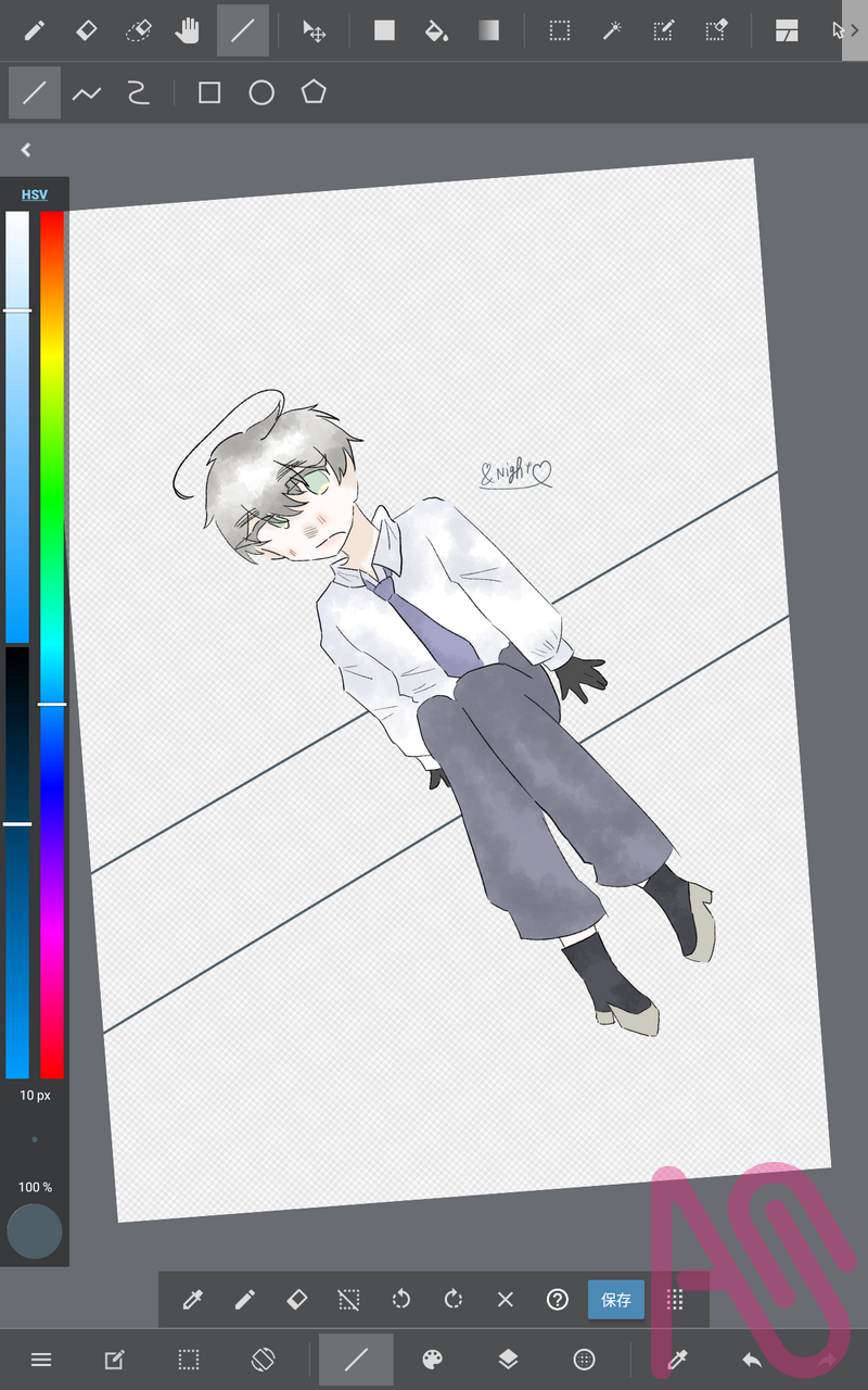 傾斜【グロ注意。】 Illust of &night gore