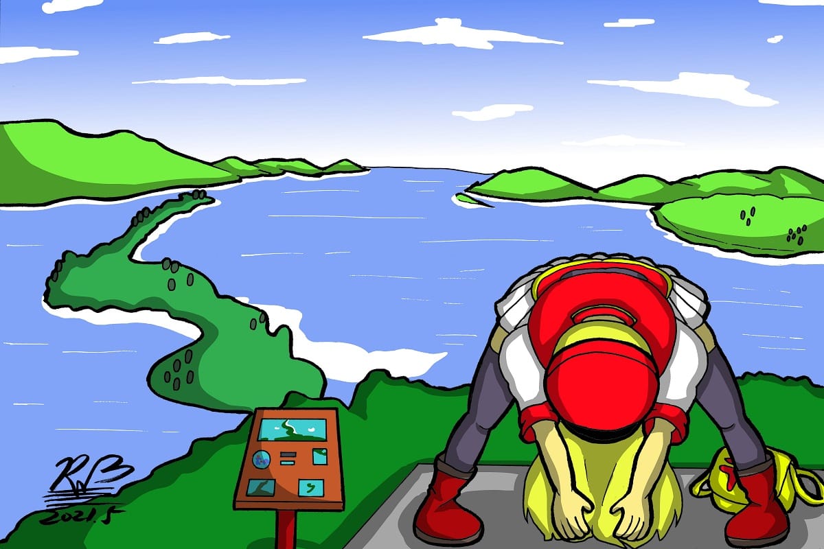 天橋立 またのぞき リーダー 悪本 イラスト Art Street アートストリート