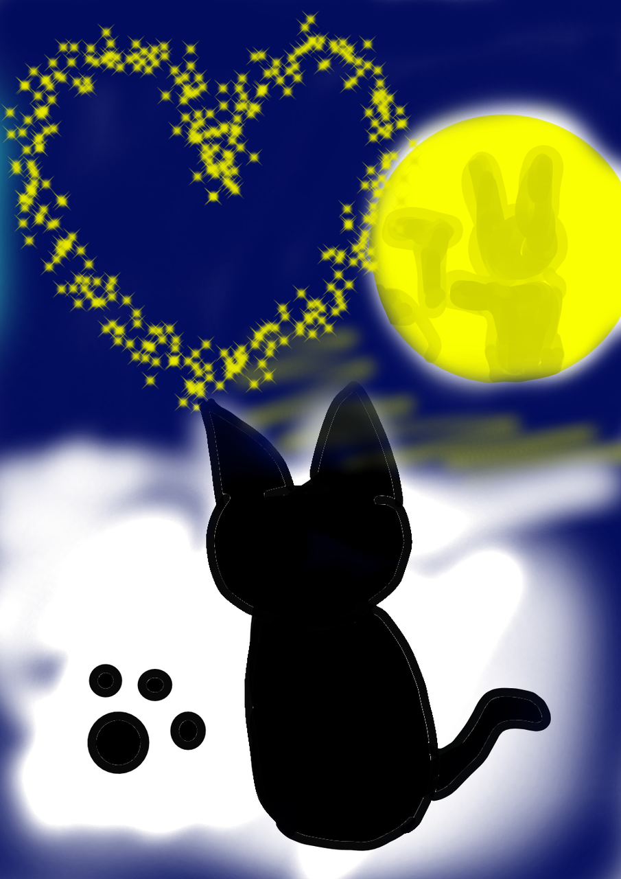 月夜の光 はるるん イラスト Art Street アートストリート