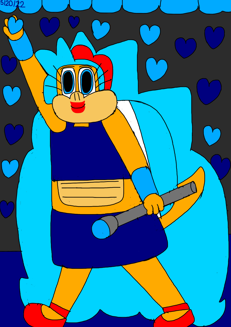 Some Magic and Blue Hearts  NaimahTaylor의 일러스트 팬아트 medibangpaint cartoon O Koopa Karen KarenOKoopa MagicScepter MarioOC KoopaOC