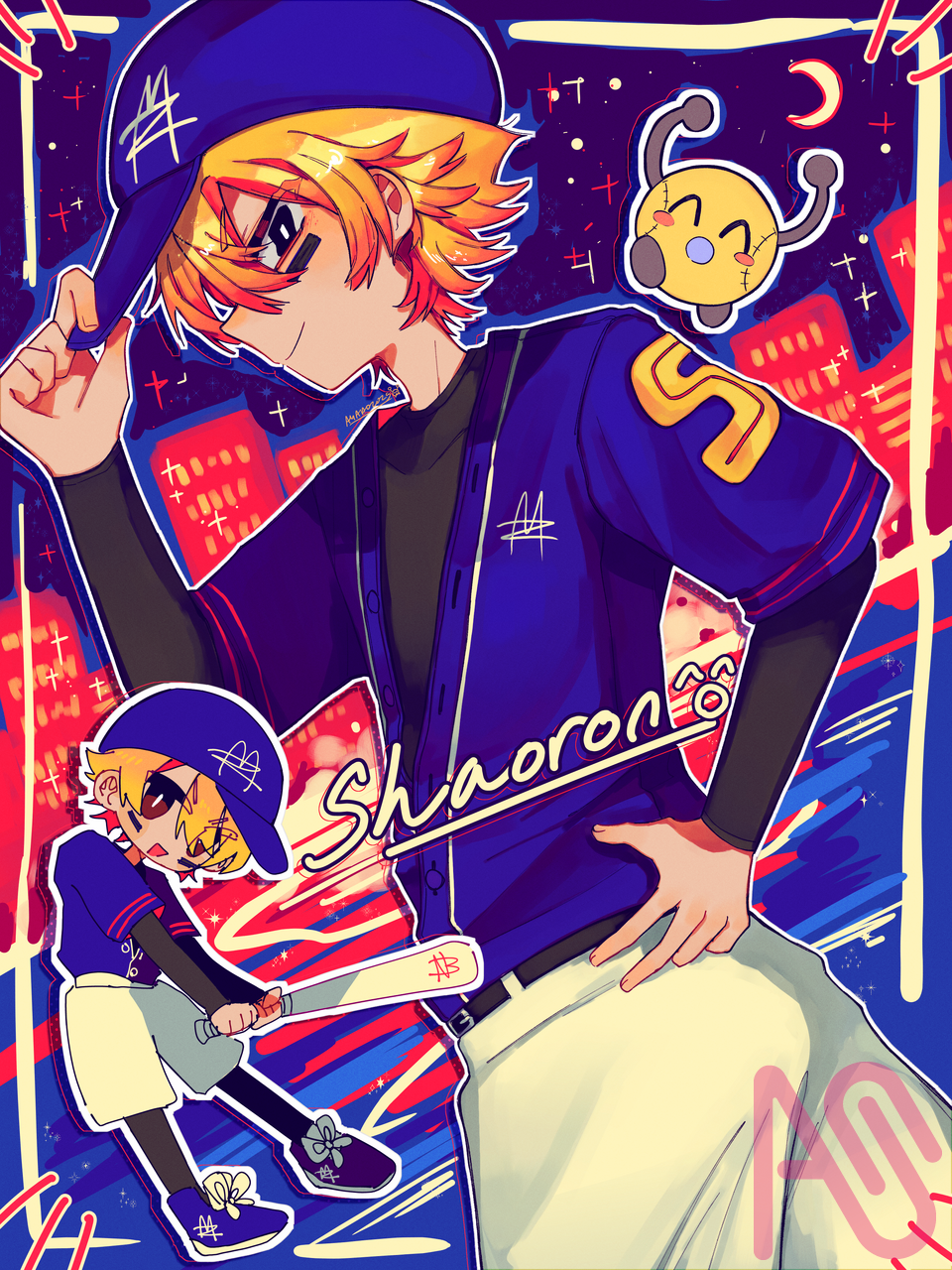 shaoroooooooooon Illust of ayaao fanart 実況者 medibangpaint boy シャオロン まじめにヤバシティ