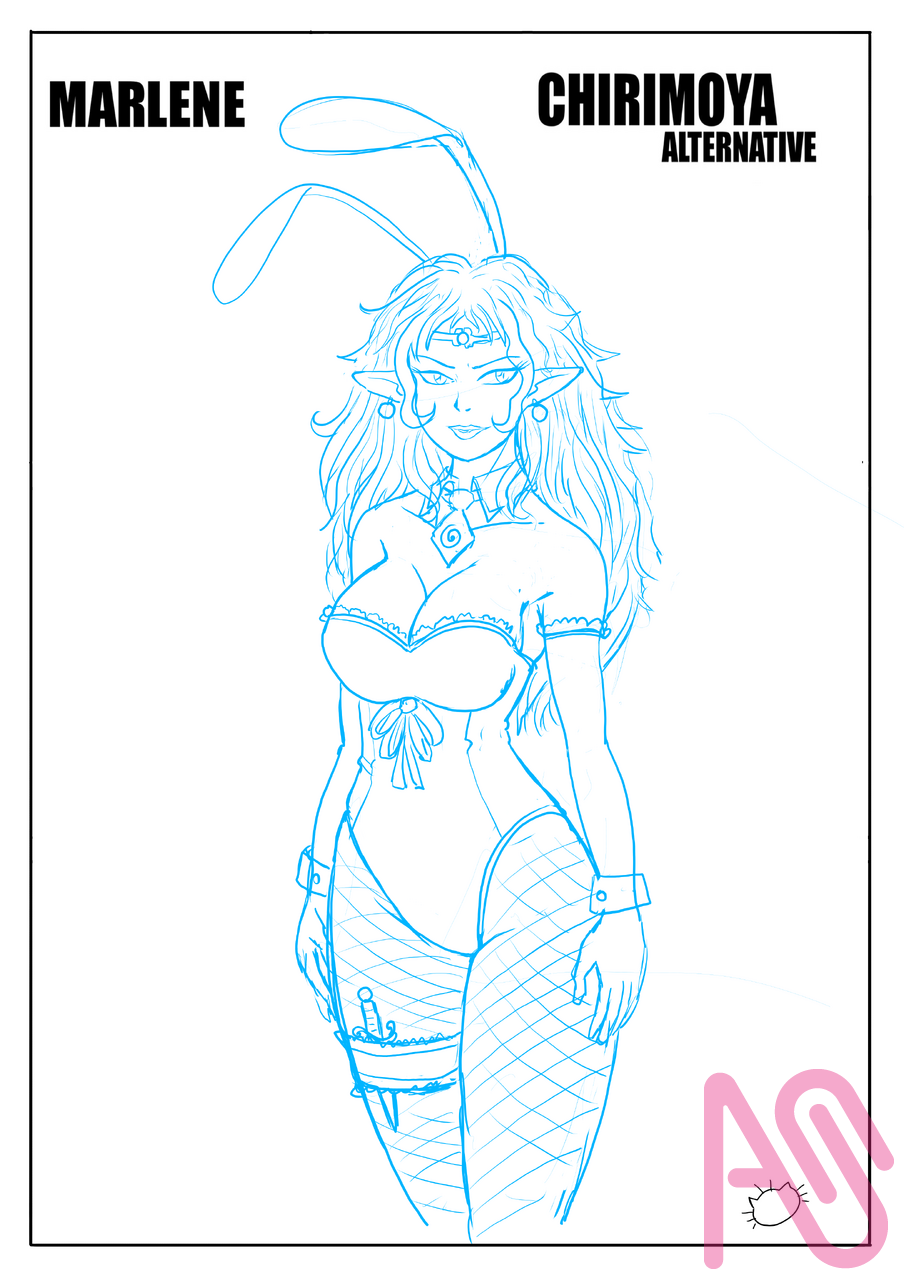 marlene  Illust of poroniel-33 original color personajes