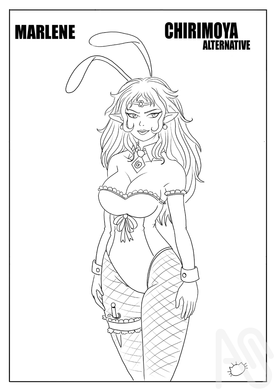 marlene  Illust of poroniel-33 original color personajes