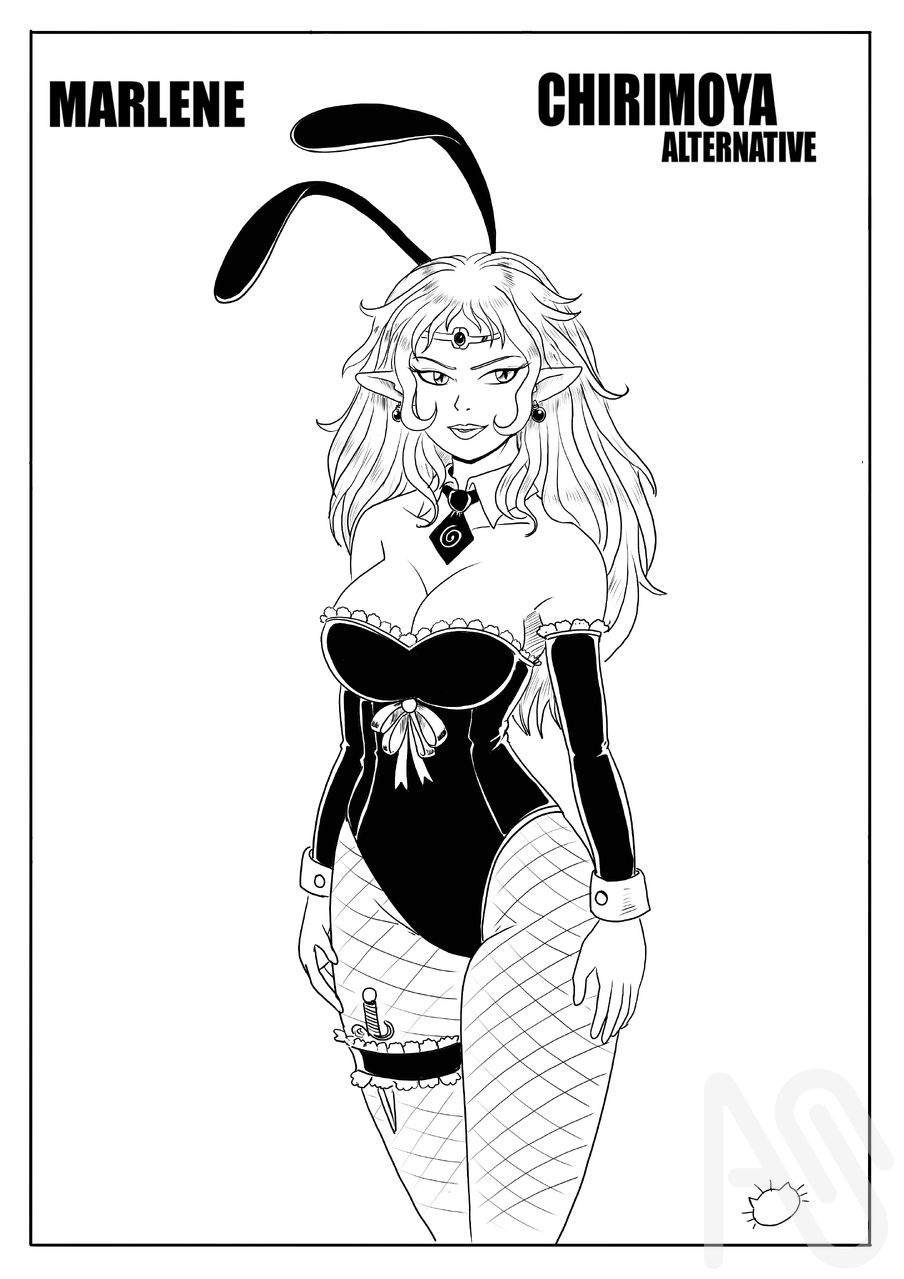 marlene  Illust of poroniel-33 original color personajes