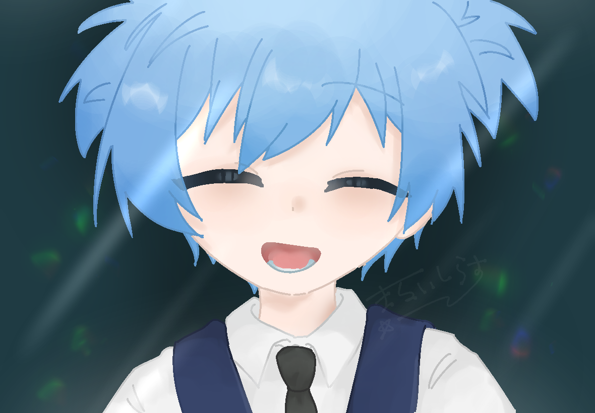 なぎさ*- Illust of まるいしらす 🌀🧿🐟 medibangpaint AssassinationClassroom 渚 まるのイラスト 潮田渚 うへへへ ちみの絵柄が好きなんだ🙌💞 ←なんて嬉しいんだ(？) 絵柄好きやねん好きすぎて失神(？)