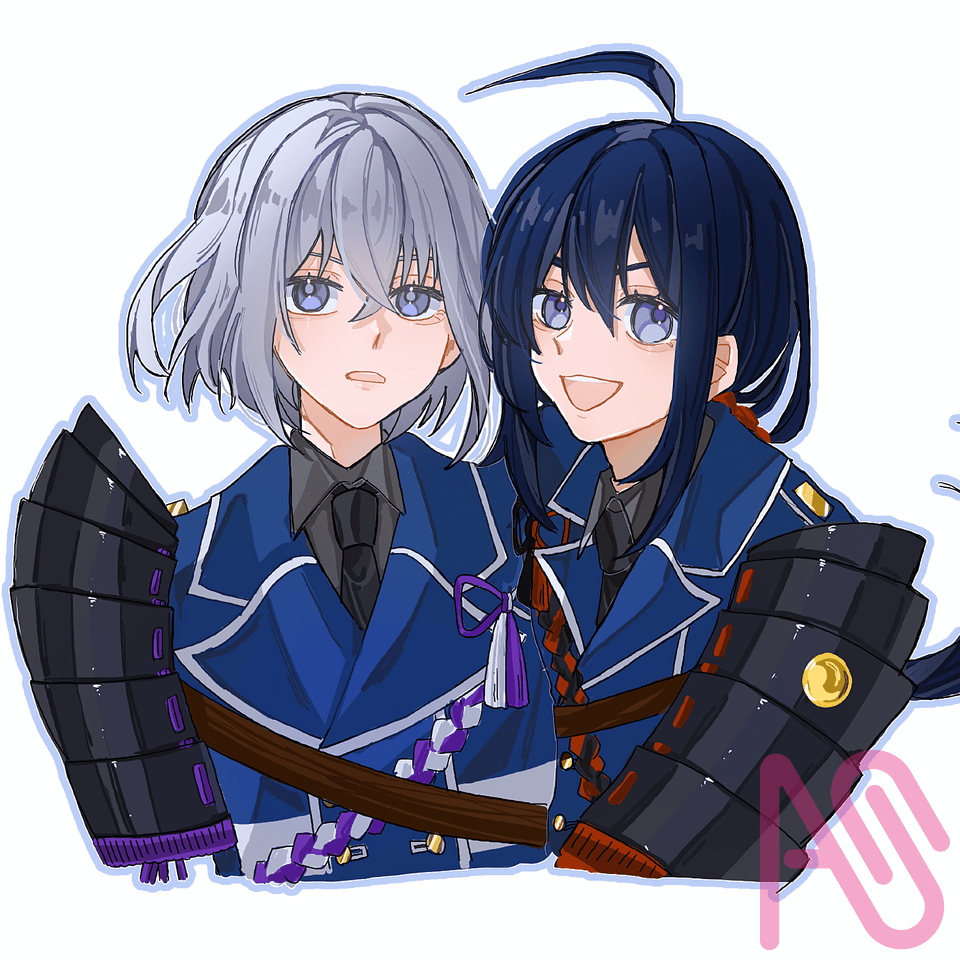 兄弟 Illust of 0-0 fanart Touken_Ranbu 鯰尾藤四郎 骨喰藤四郎