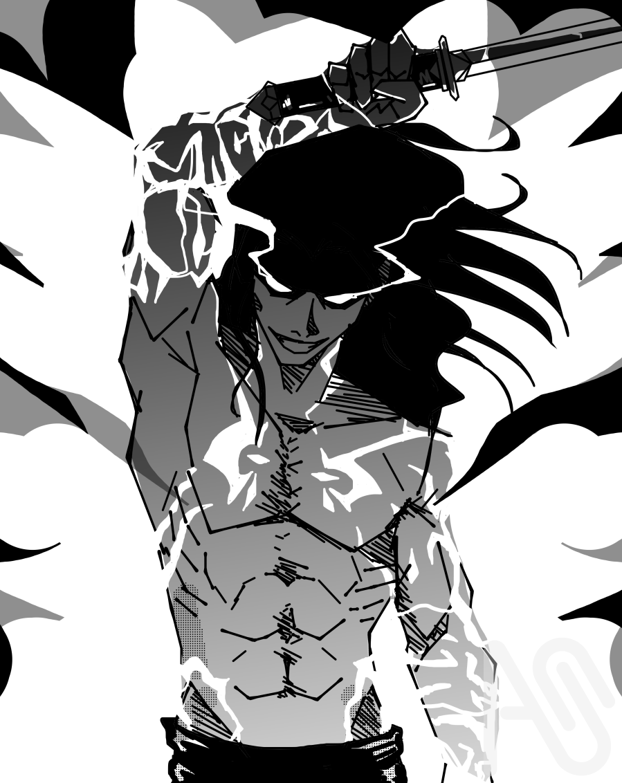 protagonist vs antagonist sketch Illust of edu.artt drawing illustration sketch art anime manga medibangpaint digital boy oc