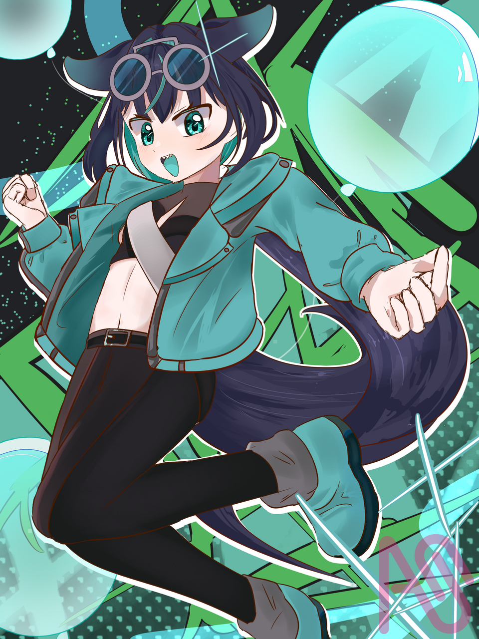 🐶✨🍃 Illust of りゅ girl green よその子