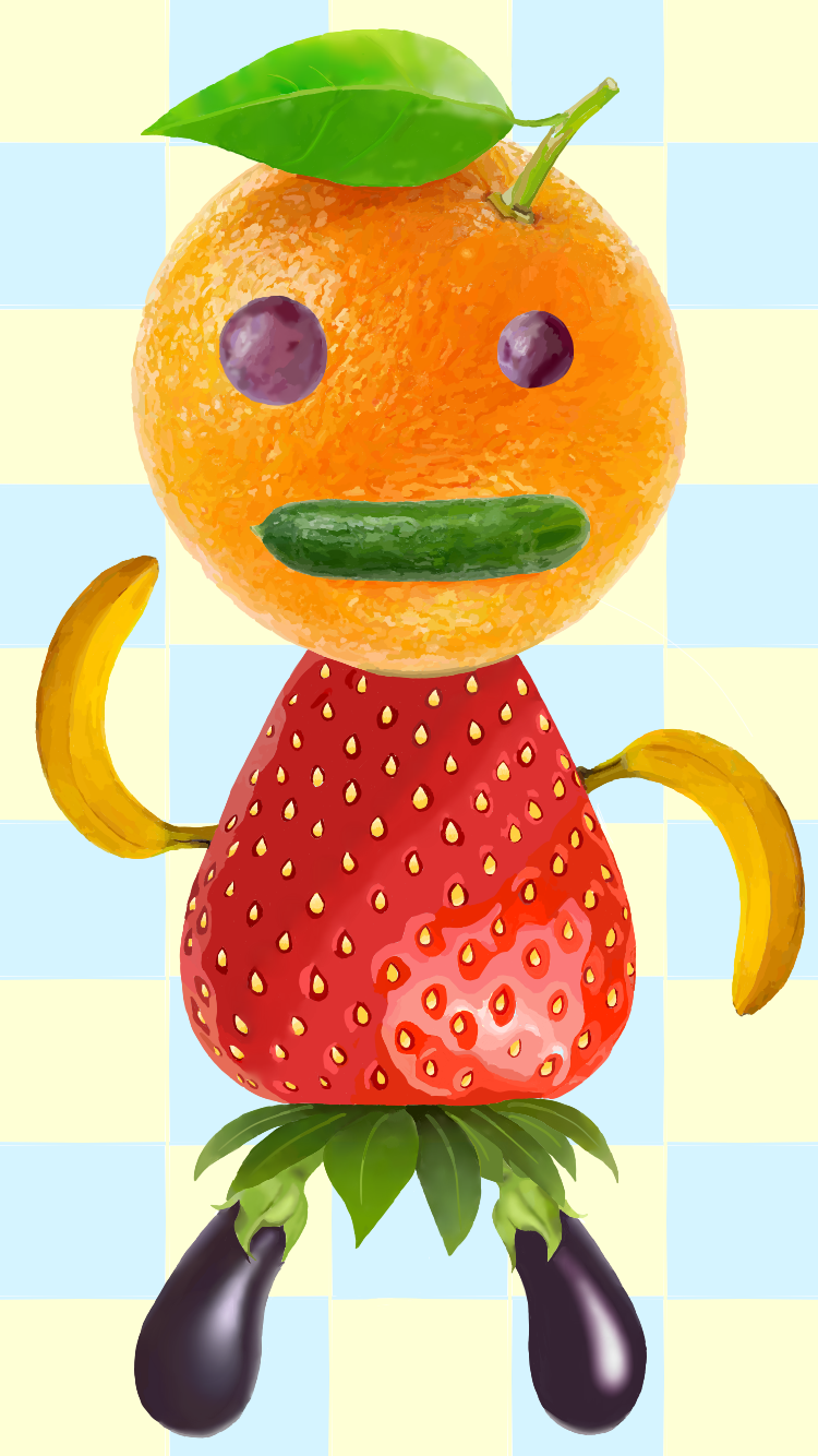 fruit man Deadlinefighter Illustrations ART street