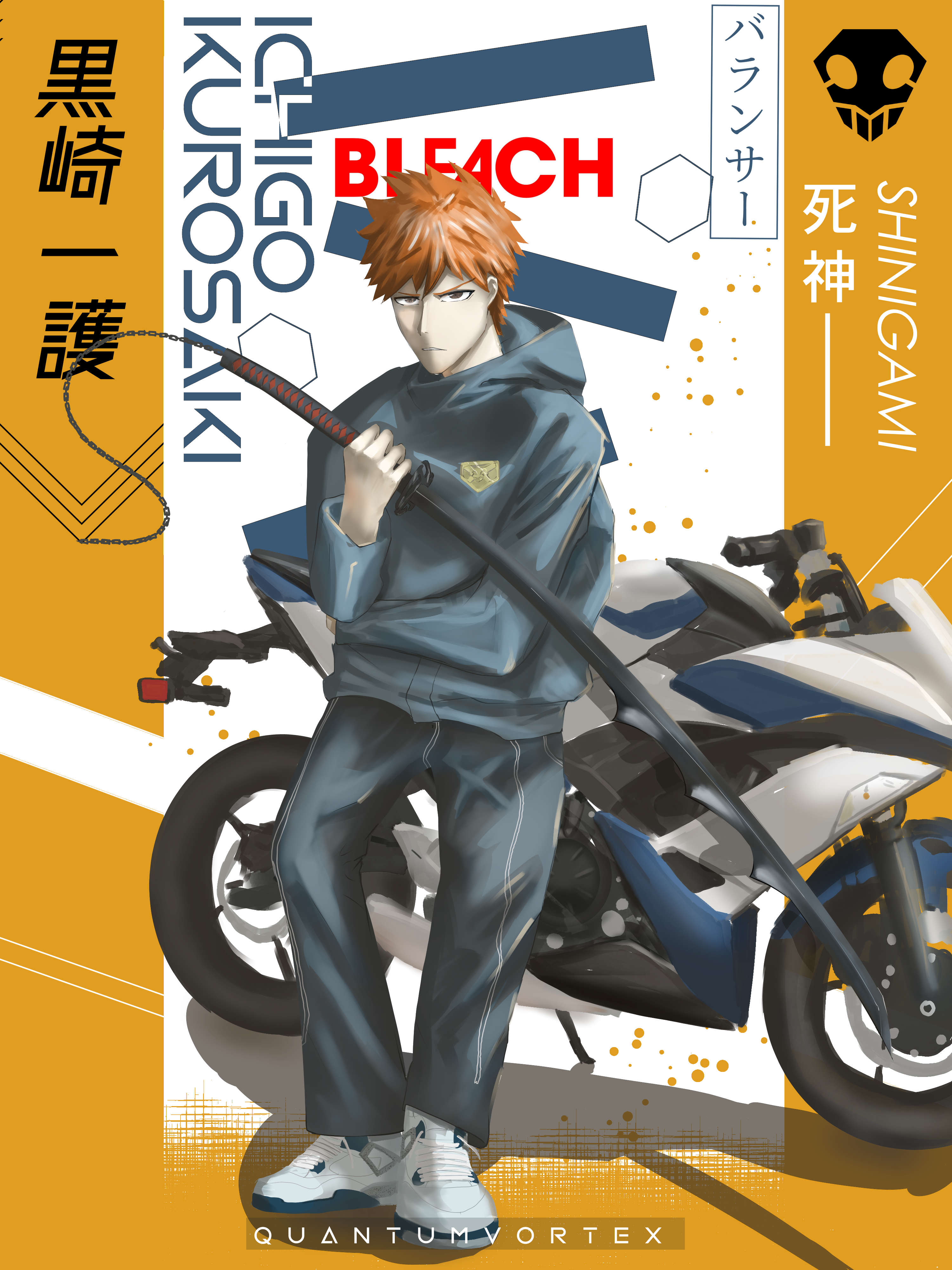 Ichigo Kurosaki QuantumVortex - Illustrations ART street