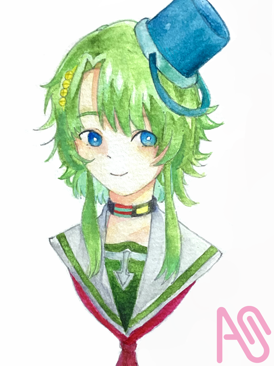 木津地カンナ Illust of 優/suguru coloredpencil fanfic girl 透明水彩 アナログ絵 illustration kawaii キミガシネ キミシ