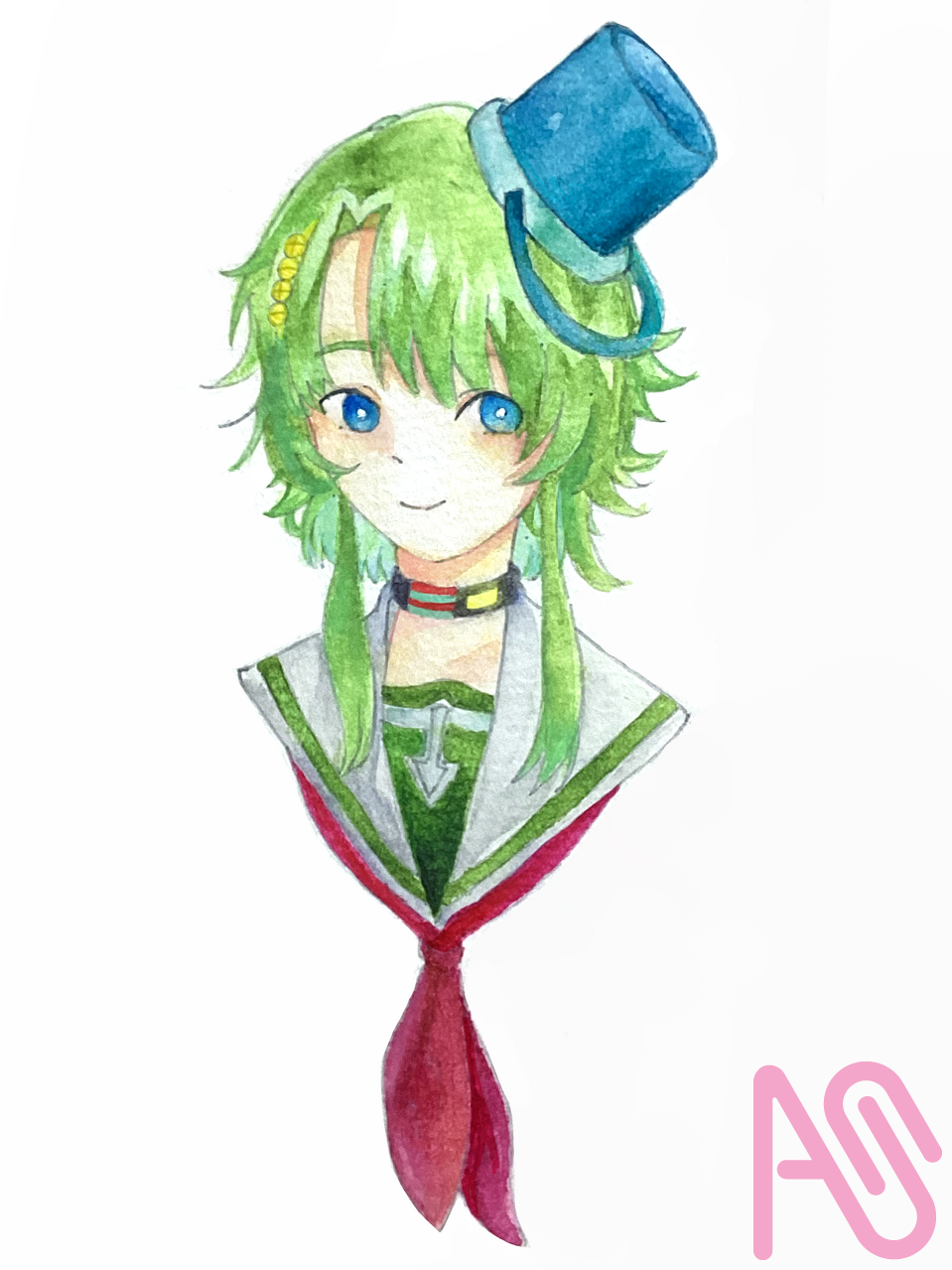 木津地カンナ Illust of 優/suguru coloredpencil fanfic girl 透明水彩 アナログ絵 illustration kawaii キミガシネ キミシ