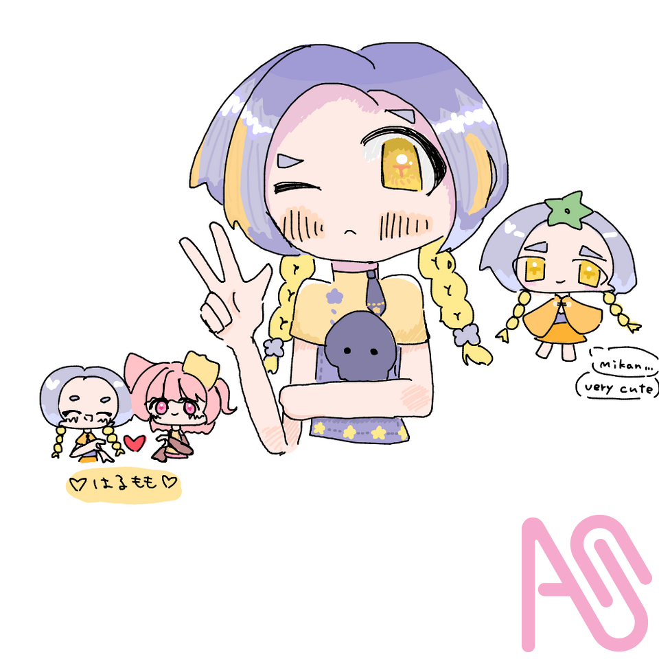 はるち Illust of 縁化桃 fanart doodle よその子 絵チャ 桃色ぱうだぁ 桃のお礼絵