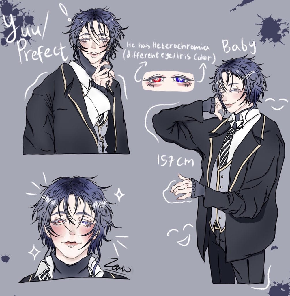 Yuu Character Sheet Zv N7 Illustrations Art Street