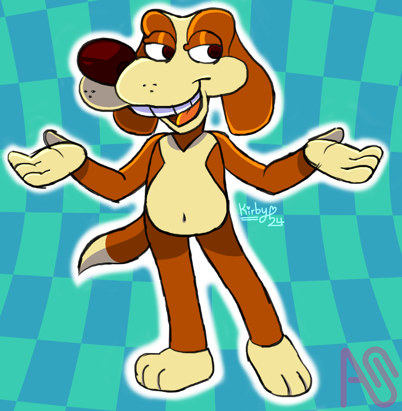 Basil Basset Bingo KirbyKraft Illustrations ART street