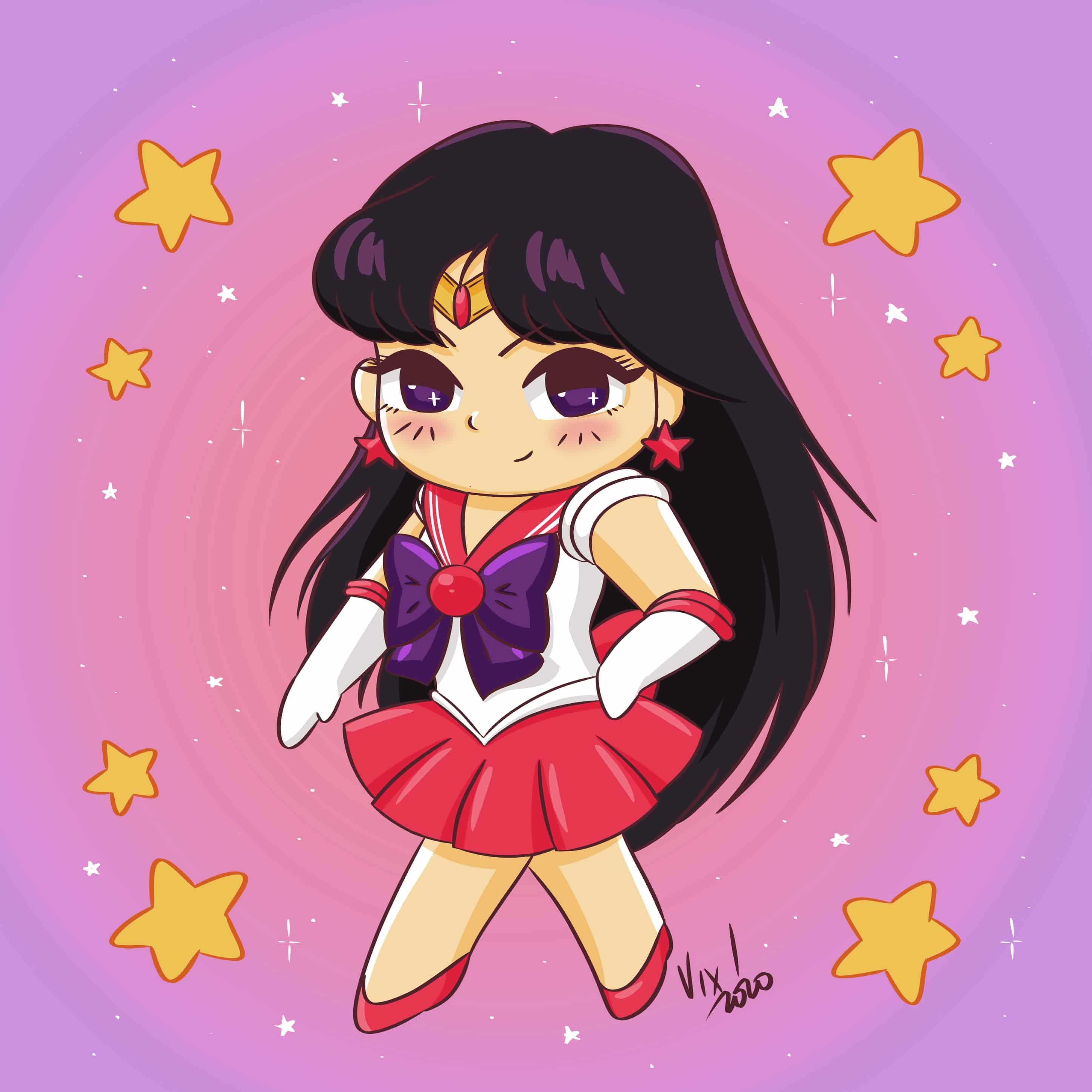 Sailor Mars oc 脇目 ビカクシダ（Sailor Mars oc 脇目 ビカクシダ  