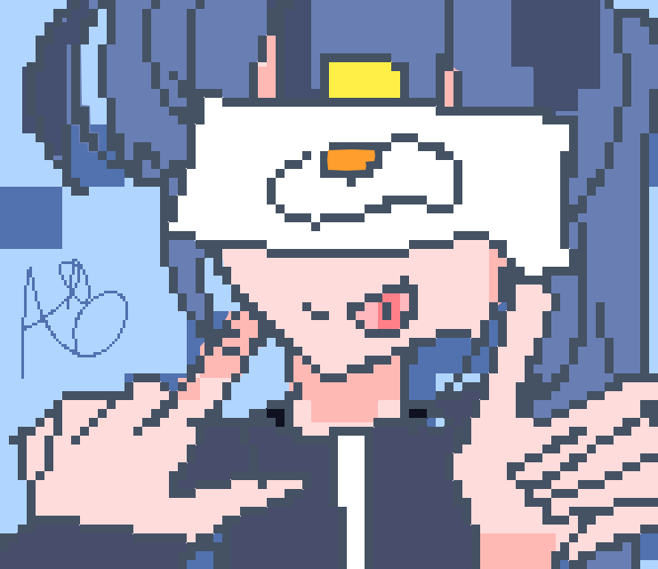 ドット Illust of 青空星来　代選中！ぜひ参加してね～！！ medibangpaint