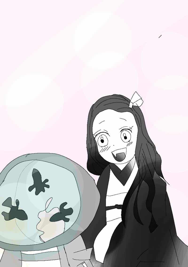 金魚と禰豆子 くまちゃん イラスト Art Street アートストリート