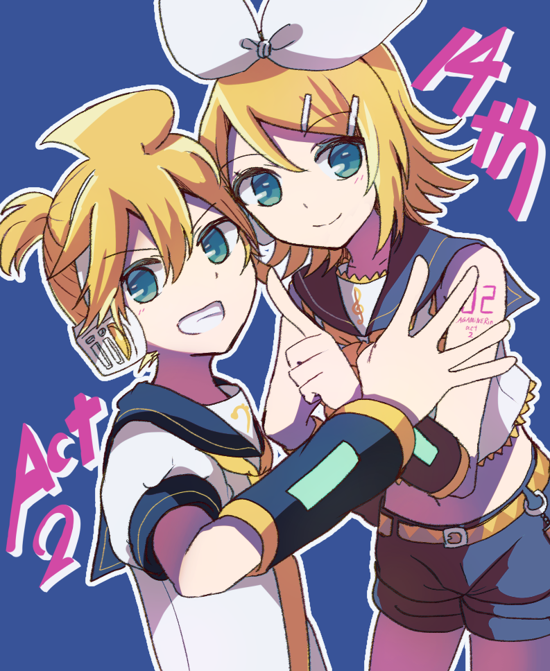 鏡音リン・レンact2 15th 和黄(わこ) - Illustrations ART street