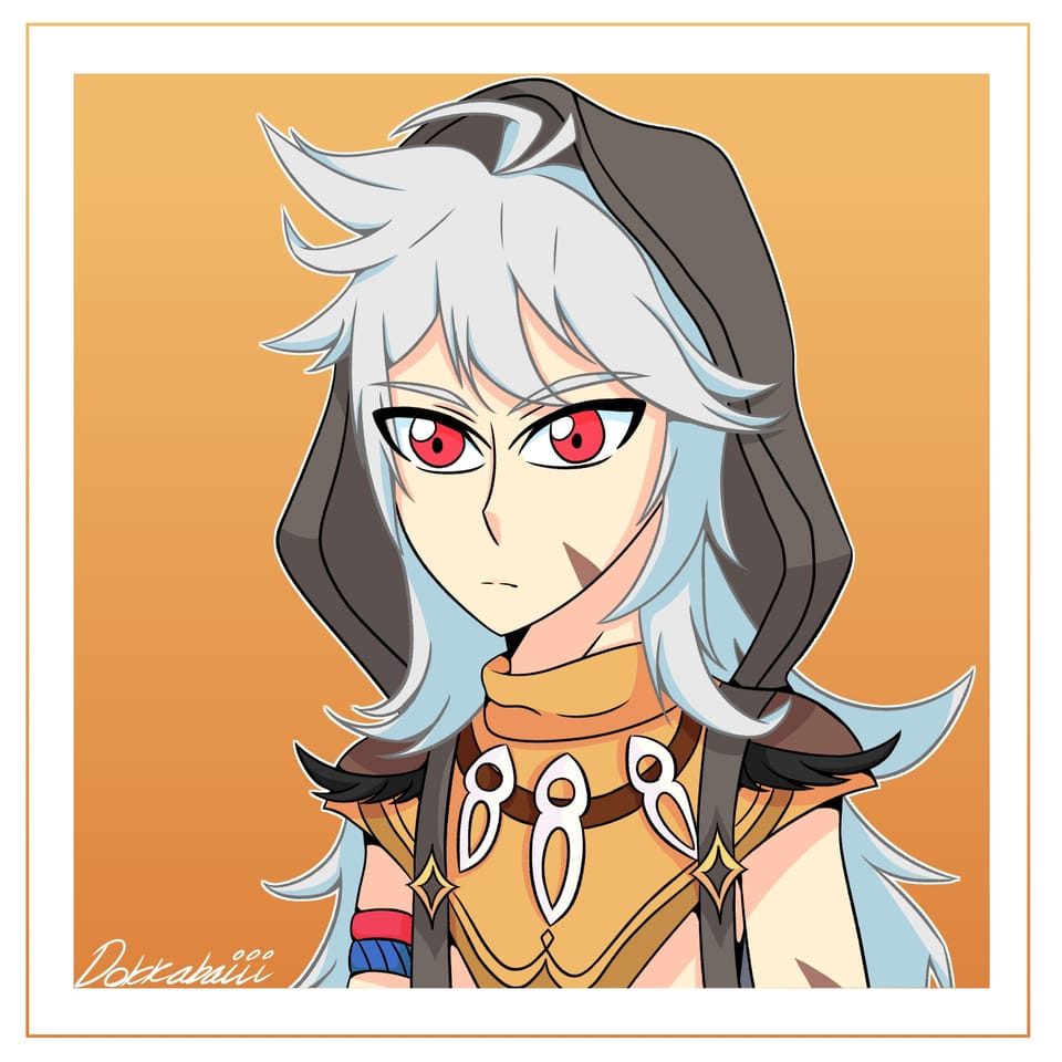 Day 10 Of Drawing Genshin Impact Characters Razor Dokkabaiii Illustrations Art Street