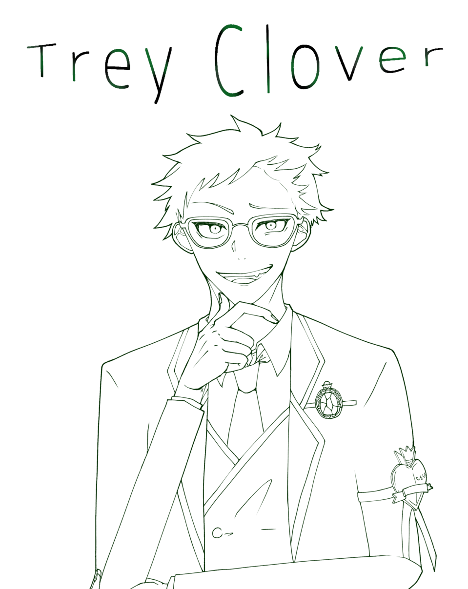 Trey Clover 線画 りりもん イラスト Art Street アートストリート