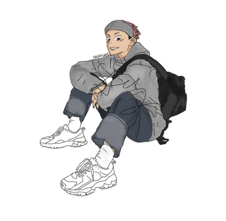 Itadori and street wear noturjelly - Illustrations ART street