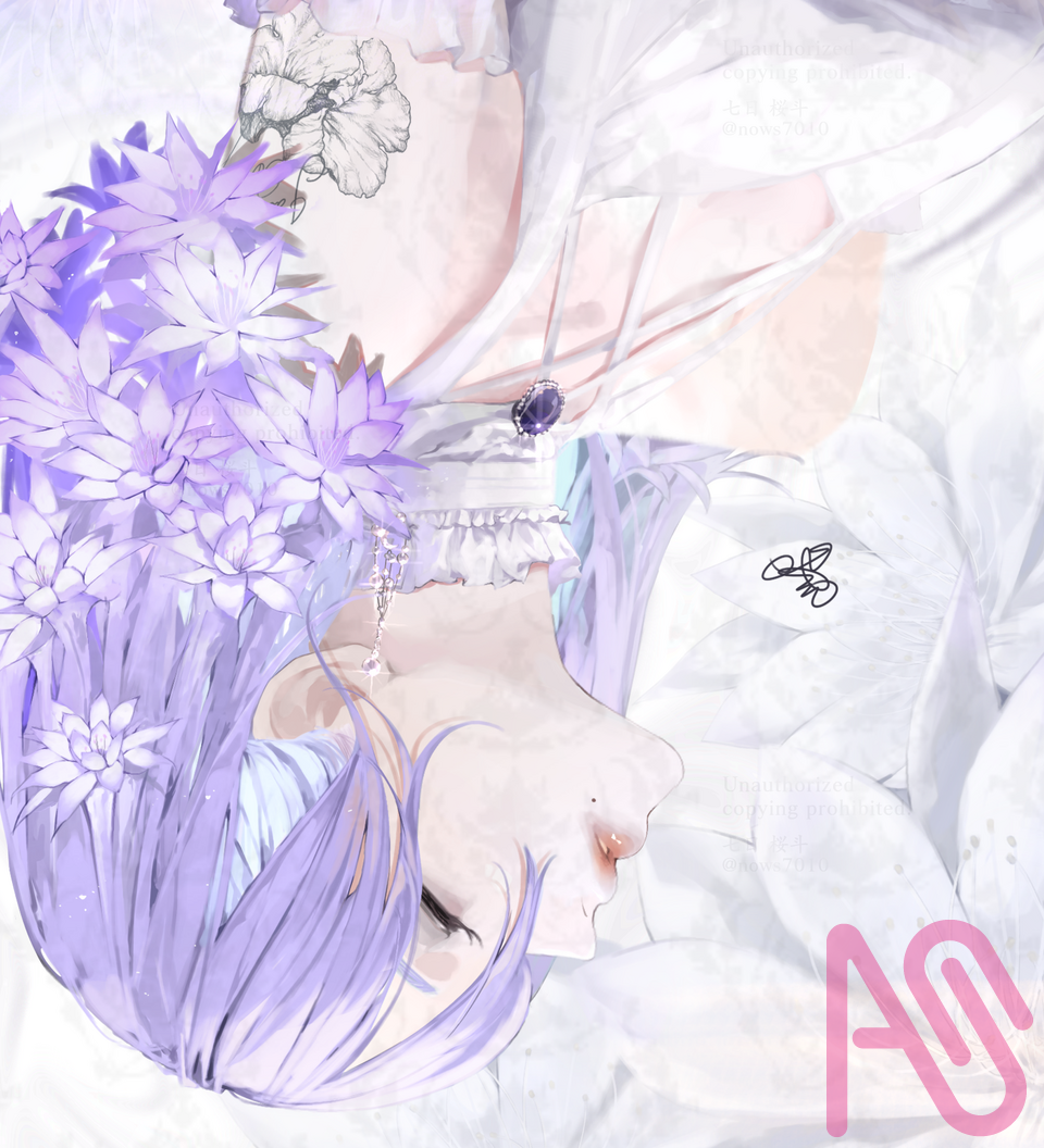 月下美人 Illust of 七日 桜斗(なのか おと) 七日桜斗