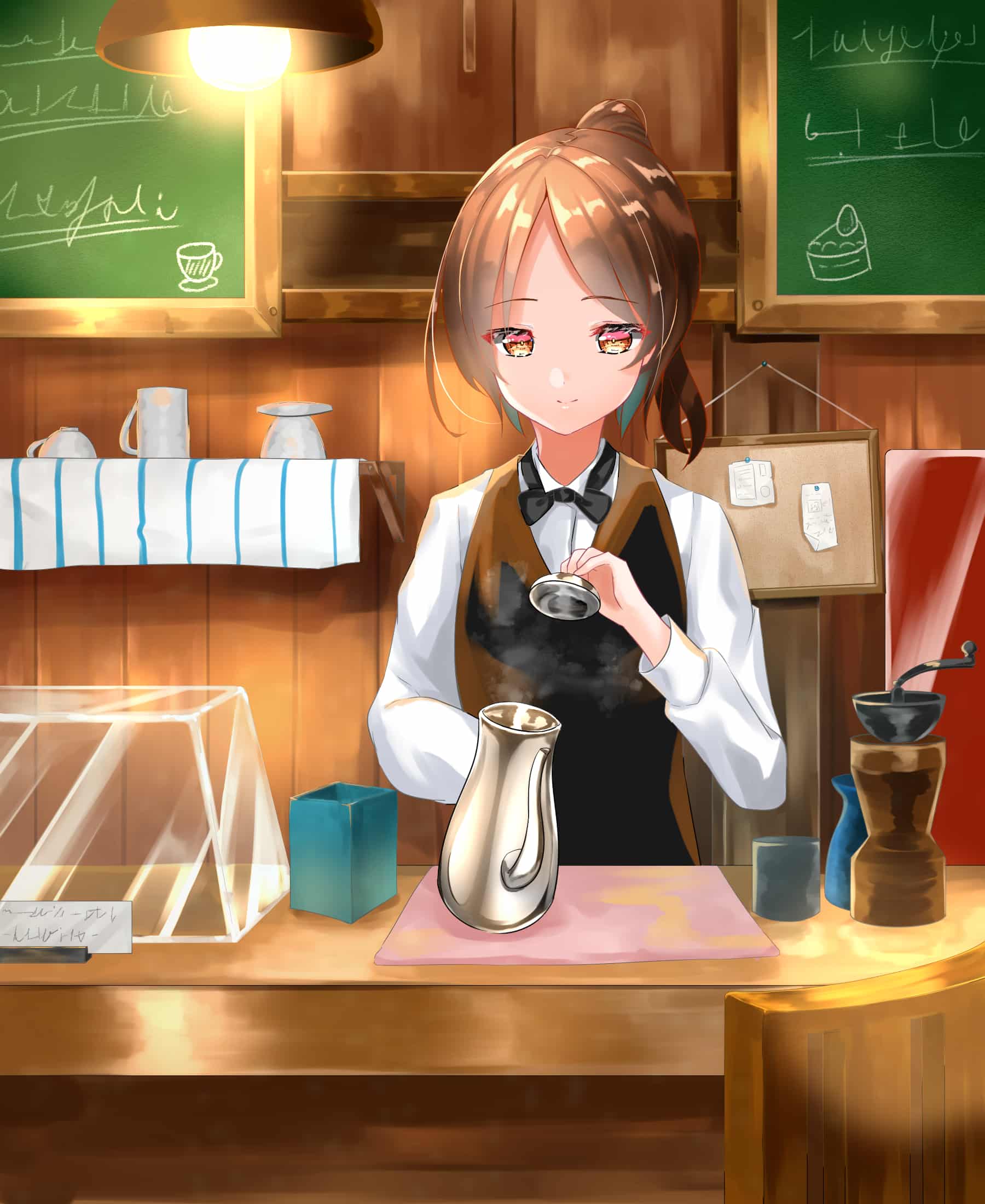 お気に入りのカフェ かたな - Illustrations ART street