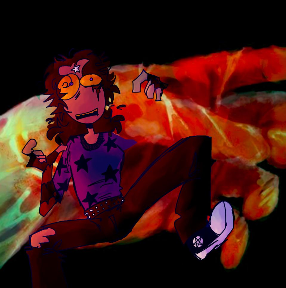 ART DUMP 😭 Illust of ✨⚠️ɪɴꜱᴀɴᴇᴛᴜᴍᴏʀ💤⁉️ digital oc Doodles Silly yes YIPEE