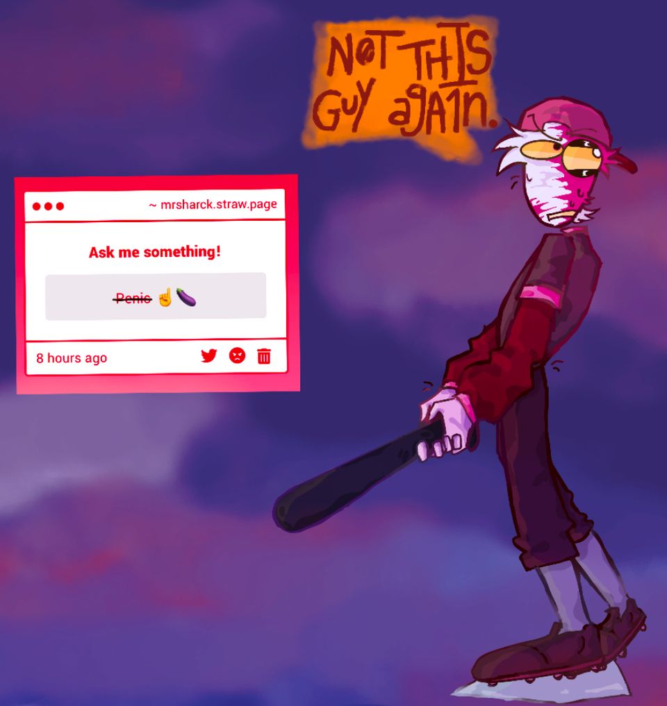 ART DUMP 😭 Illust of ✨⚠️ɪɴꜱᴀɴᴇᴛᴜᴍᴏʀ💤⁉️ digital oc Doodles Silly yes YIPEE