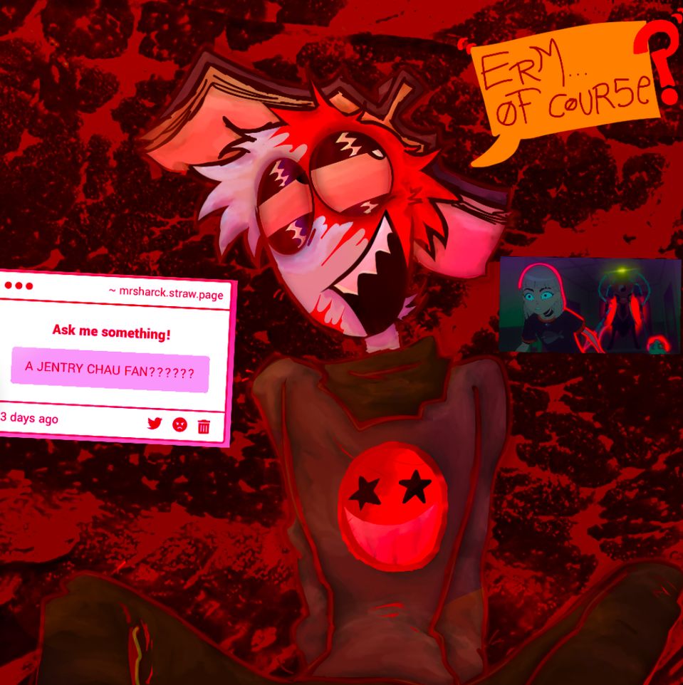 ART DUMP 😭 Illust of ✨⚠️ɪɴꜱᴀɴᴇᴛᴜᴍᴏʀ💤⁉️ digital oc Doodles Silly yes YIPEE