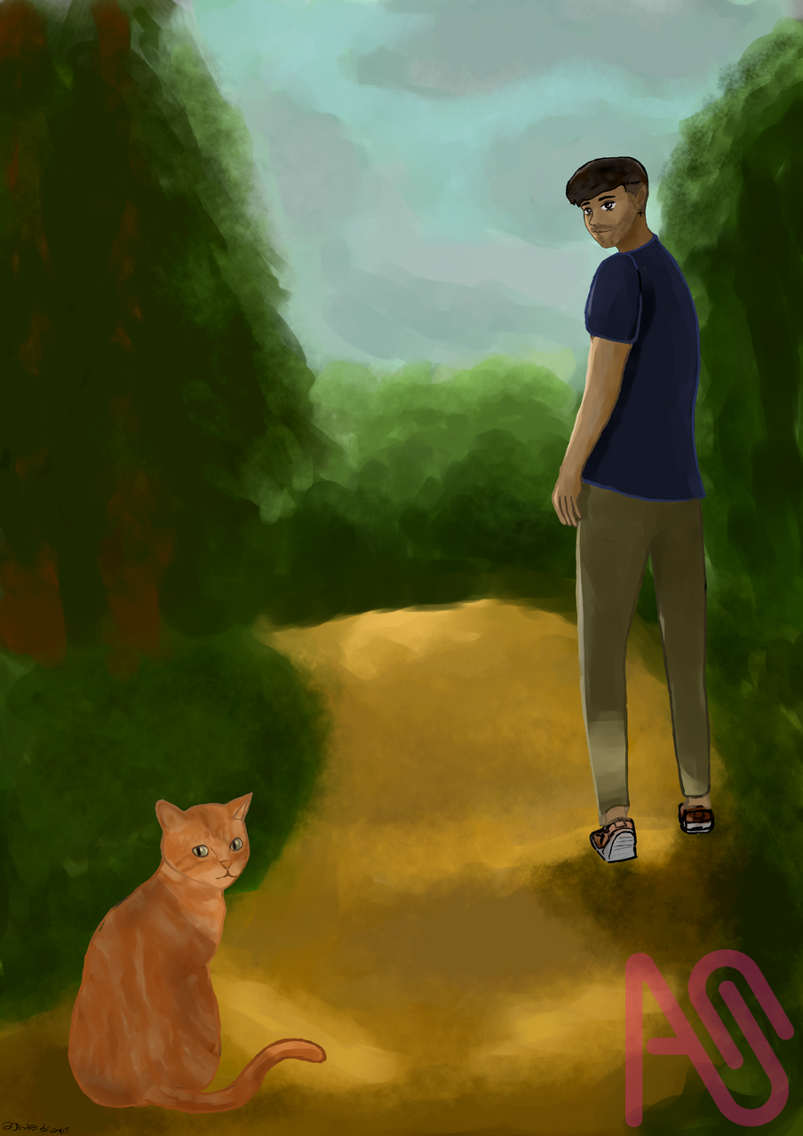 a fanart of my streamer favorite Illust of JenderDraws HUIONIllustrationContest2025 fanart anime cute boy medibang colour digitaldrawing español digitalillustration Argentina