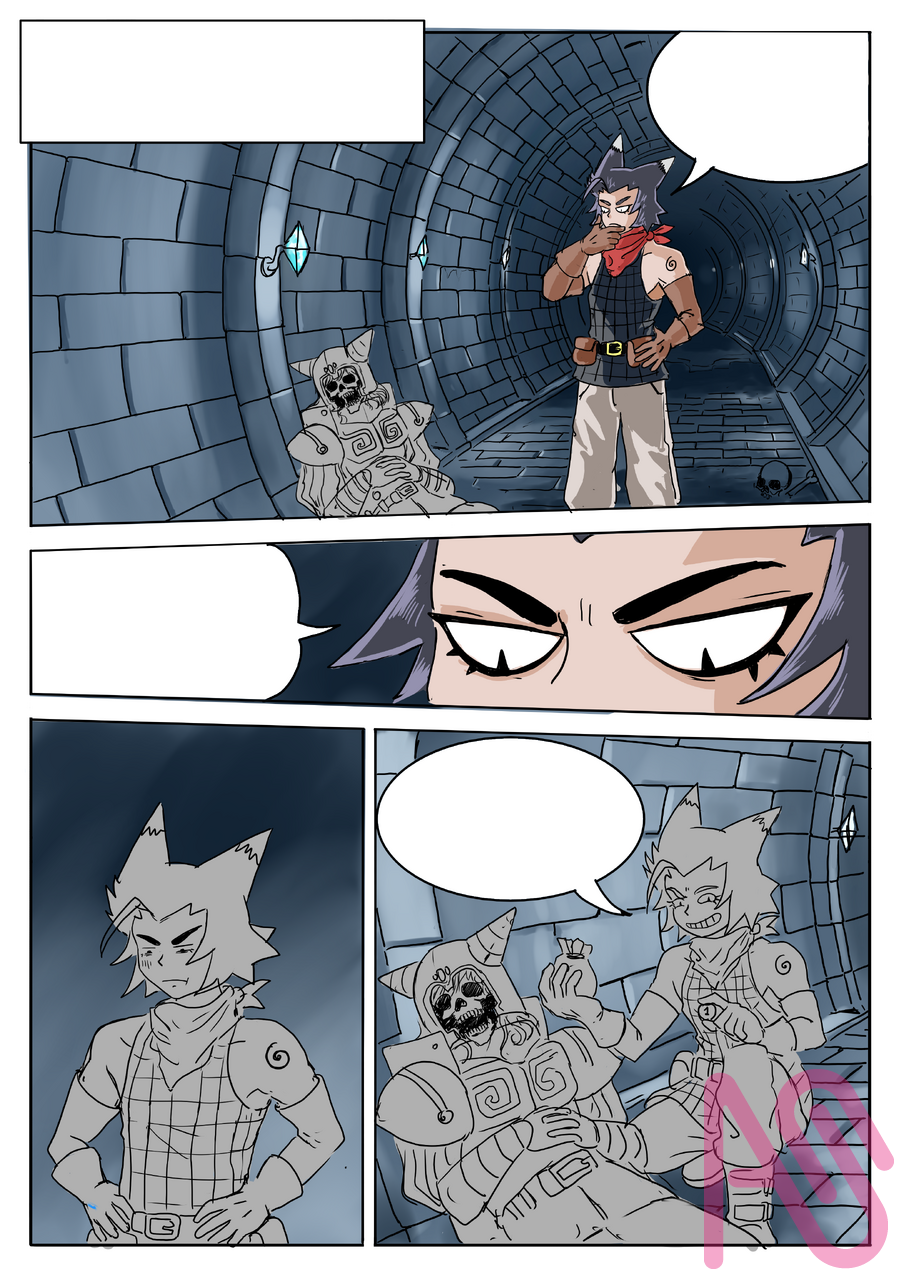 retomando un antiguo proyecto Illust of poroniel-33 Comics original color PAG