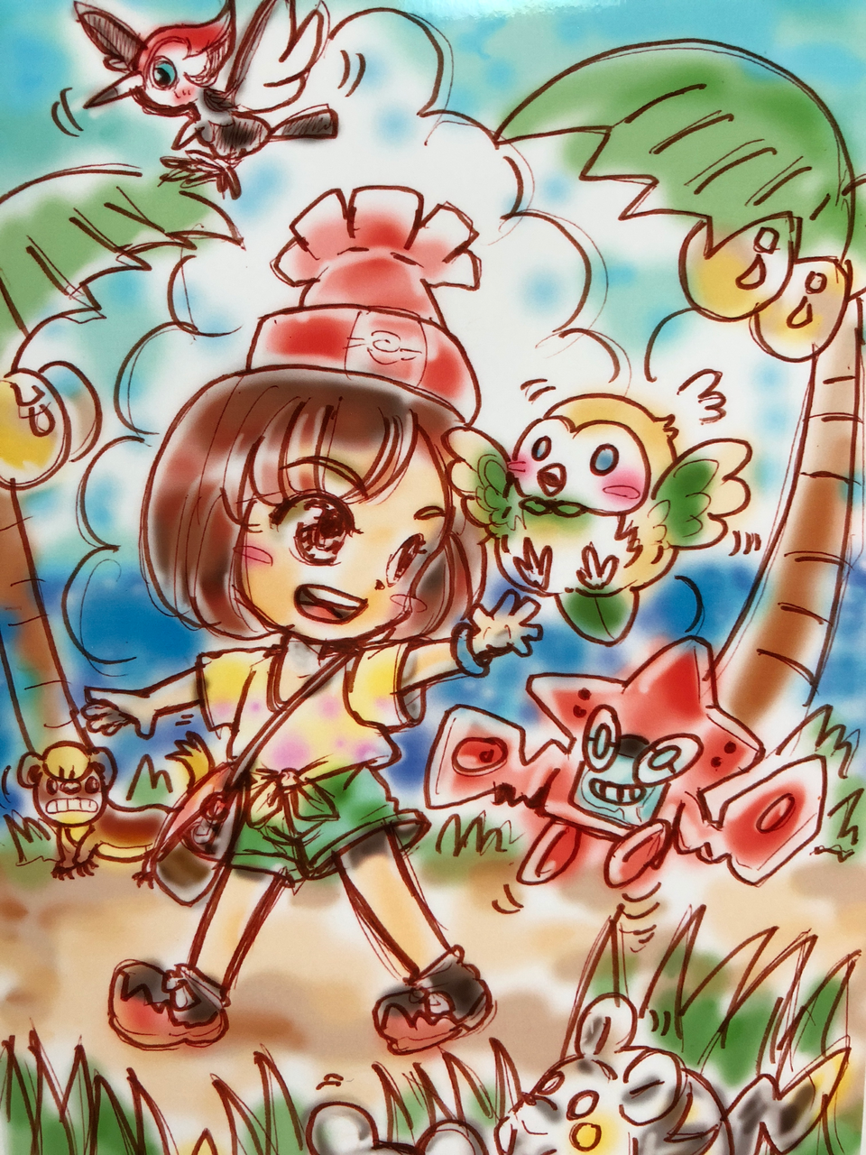 ポケモンサンムーン めがぎえ 插畫 Art Street