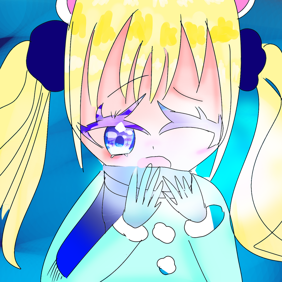 もう冬ですなぁ🌨️☃️❄️ Illust of 白色しろくま　アイコン選手権開催中〜！ぜひ参加してね！！ medibangpaint snow 12月 ☃️ サムぅ もう冬