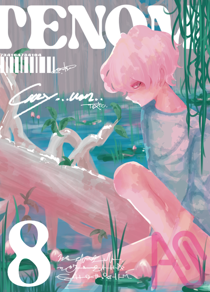 暑中見舞い Illust of makina. ショタ boy 暑中見舞い 睡蓮 water 水分と塩分を摂ろう！